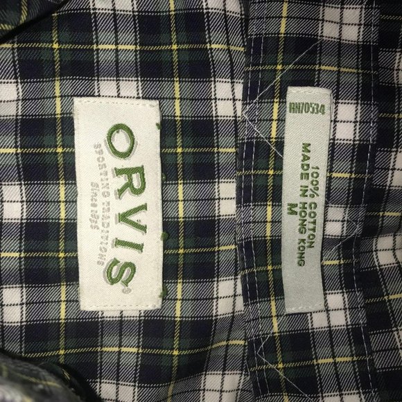 ORVIS BUTTON DOWN PLAID SHIRT - Picture 4 of 7